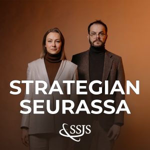 Strategian seurassa -podcastin kansikuva